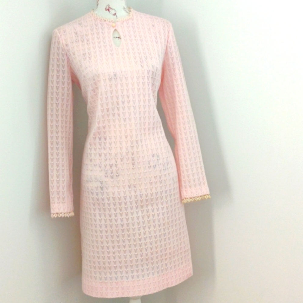 Vintage Pink Gay Gibson Dress